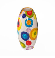 Vase 30cm handbemalt „Circolo“